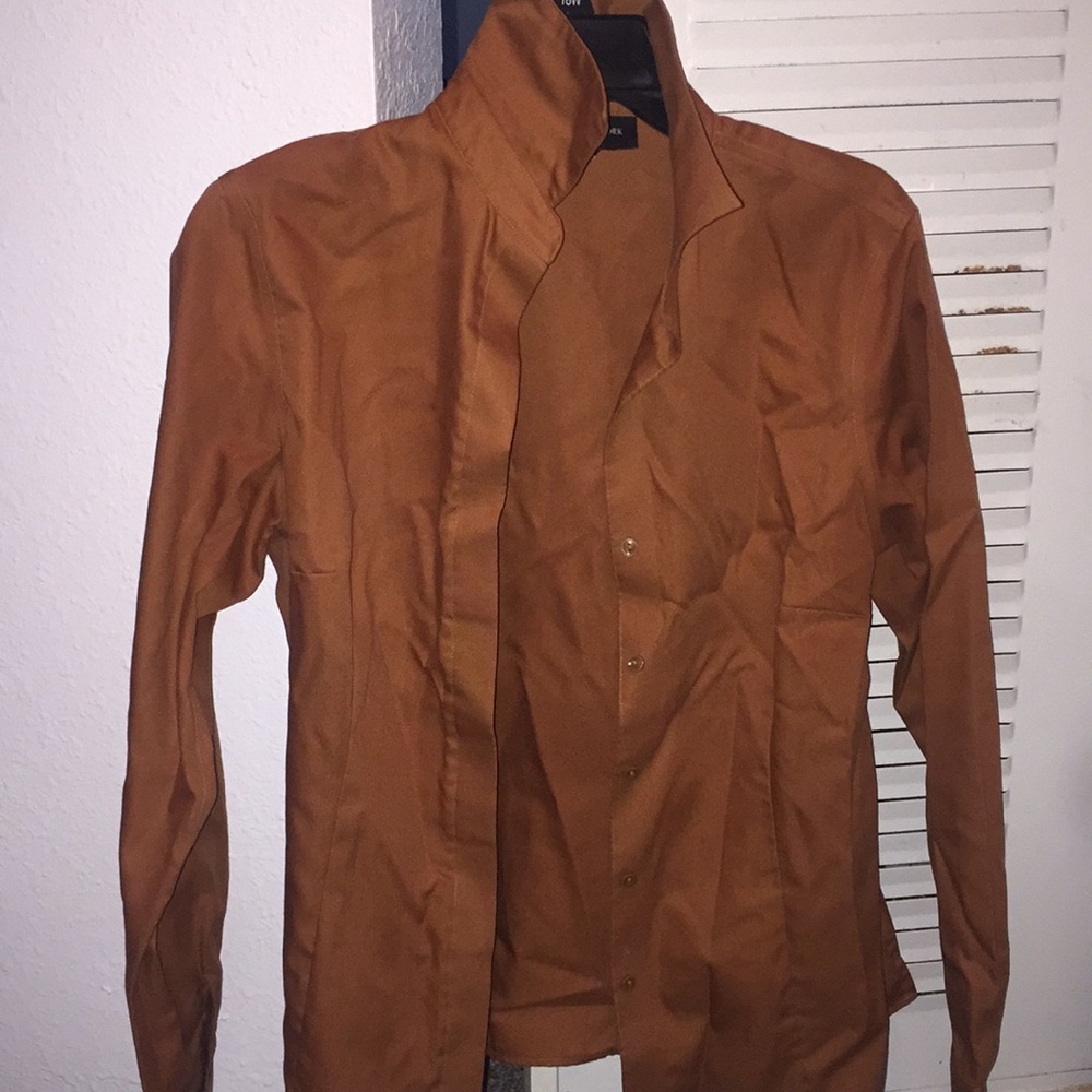 Brown long sleeve shirt